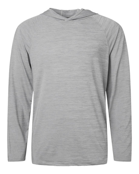 Paragon Unisex Performance Hooded Long Sleeve T-Shirt. 256 - Black Heather