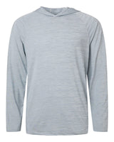Paragon Unisex Performance Hooded Long Sleeve T-Shirt. 256 - Navy Heather
