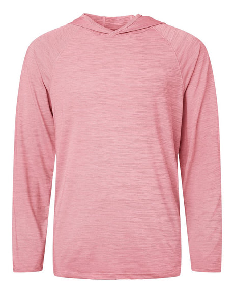 Paragon Unisex Performance Hooded Long Sleeve T-Shirt. 256 - Red Heather