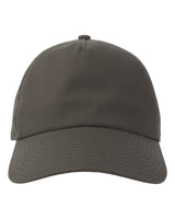 Atlantis Headwear Sustainable Five-Panel Dad Hat. DADHATFP - Dark Grey