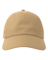 Atlantis Headwear Sustainable Five-Panel Dad Hat. DADHATFP - Khaki