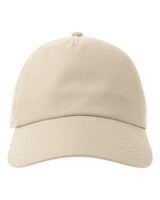Atlantis Headwear Sustainable Five-Panel Dad Hat. DADHATFP - Stone