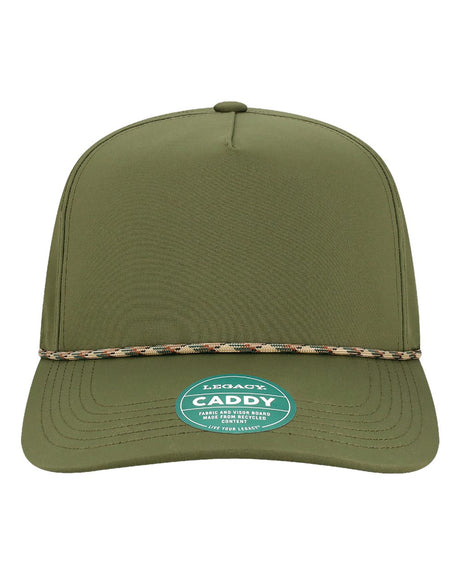 LEGACY The Caddy Rope Adjustable Cap. CADDY - Olive Green