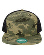 LEGACY Hopback Seven-Panel Trucker Cap. H7FB - Army Digi Camo Ripstop/ Black