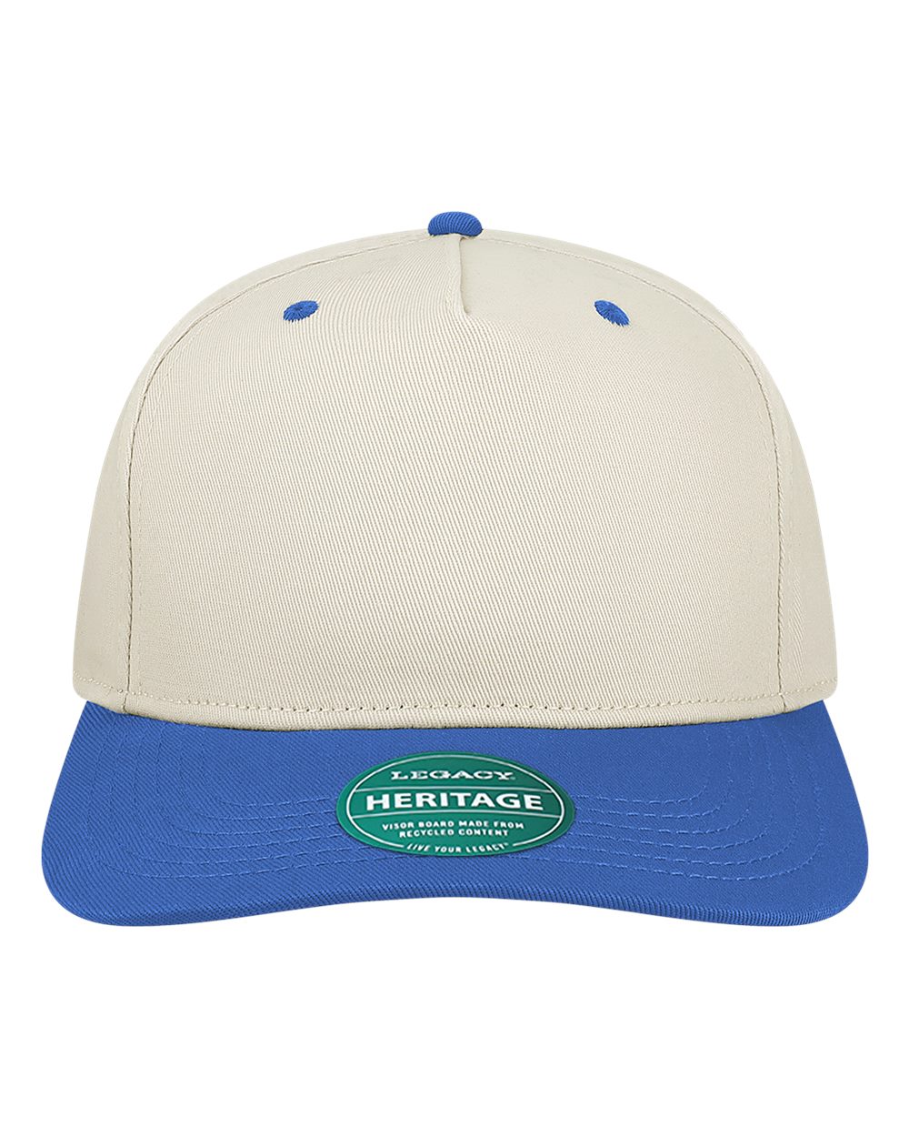 LEGACY Heritage Twill Cap. HTA - Stone/ Allegheny Blue
