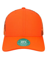 LEGACY Mid-Pro Snapback Trucker Cap. MPS - Blaze Orange/ Camo