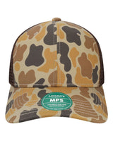 LEGACY Mid-Pro Snapback Trucker Cap. MPS - Brown Duck Camo/ Brown