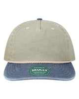 LEGACY Skully Rope Cap. SKULLY - Pebble/ Navy-Off White