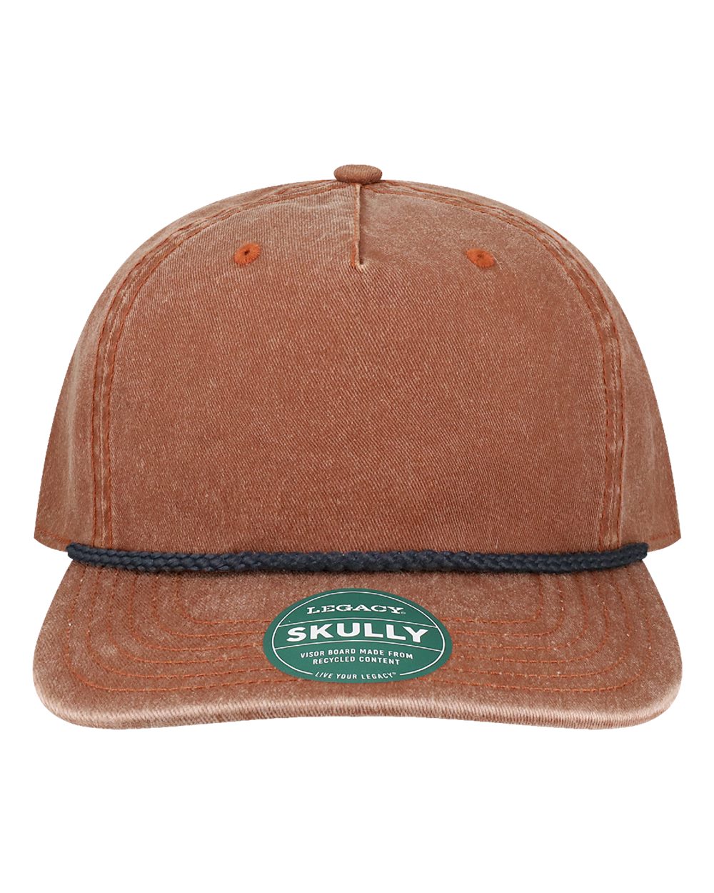 LEGACY Skully Rope Cap. SKULLY - Rust-Black