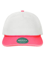 LEGACY Skully Rope Cap. SKULLY - White/ Neon Rose-Neon Rose