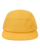 LOCALE Five-Panel Camper Hat. CAMPER - Mustard Yellow