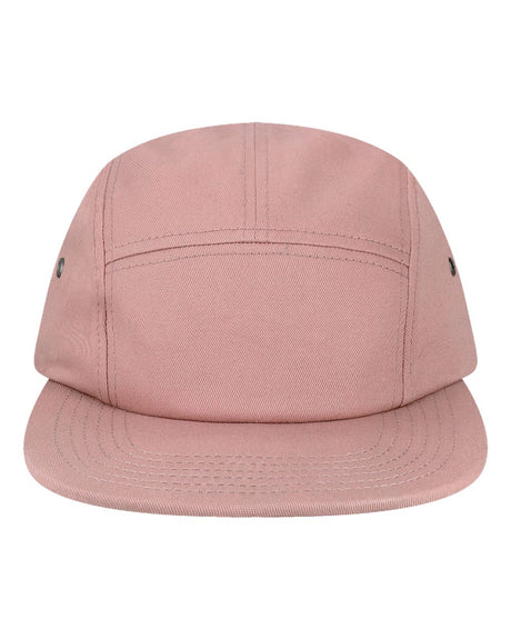 LOCALE Five-Panel Camper Hat. CAMPER - Rose
