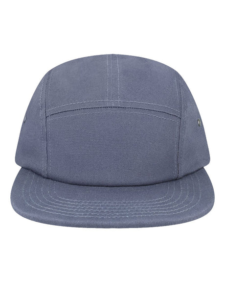 LOCALE Five-Panel Camper Hat. CAMPER - Slate Blue