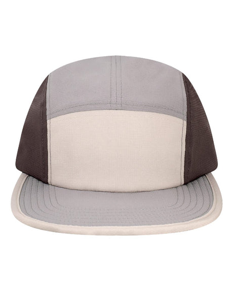 LOCALE Switchback Packable Camper Hat. SWTBK - Ash Greys