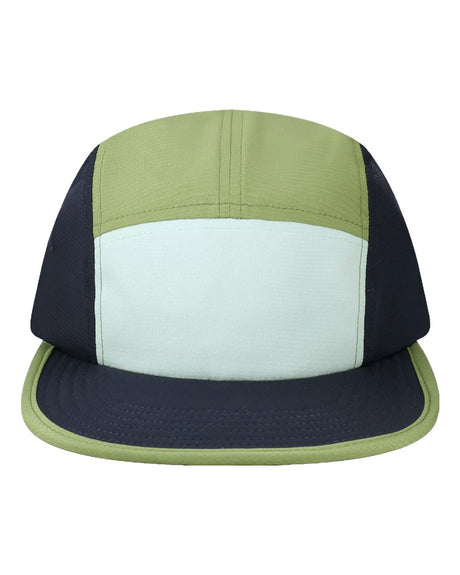 LOCALE Switchback Packable Camper Hat. SWTBK - Navy/ Mint