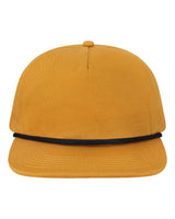 LOCALE Five-Panel Rope Cap. WILSON - Camel/ Black