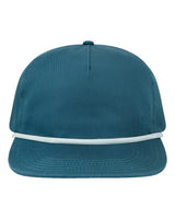 LOCALE Five-Panel Rope Cap. WILSON - Jade/ Sky