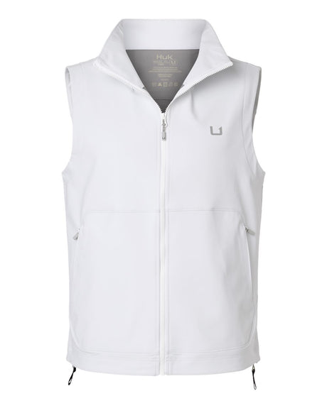 HUK Men's Breaker Soft Shell Vest. H4000209 - White