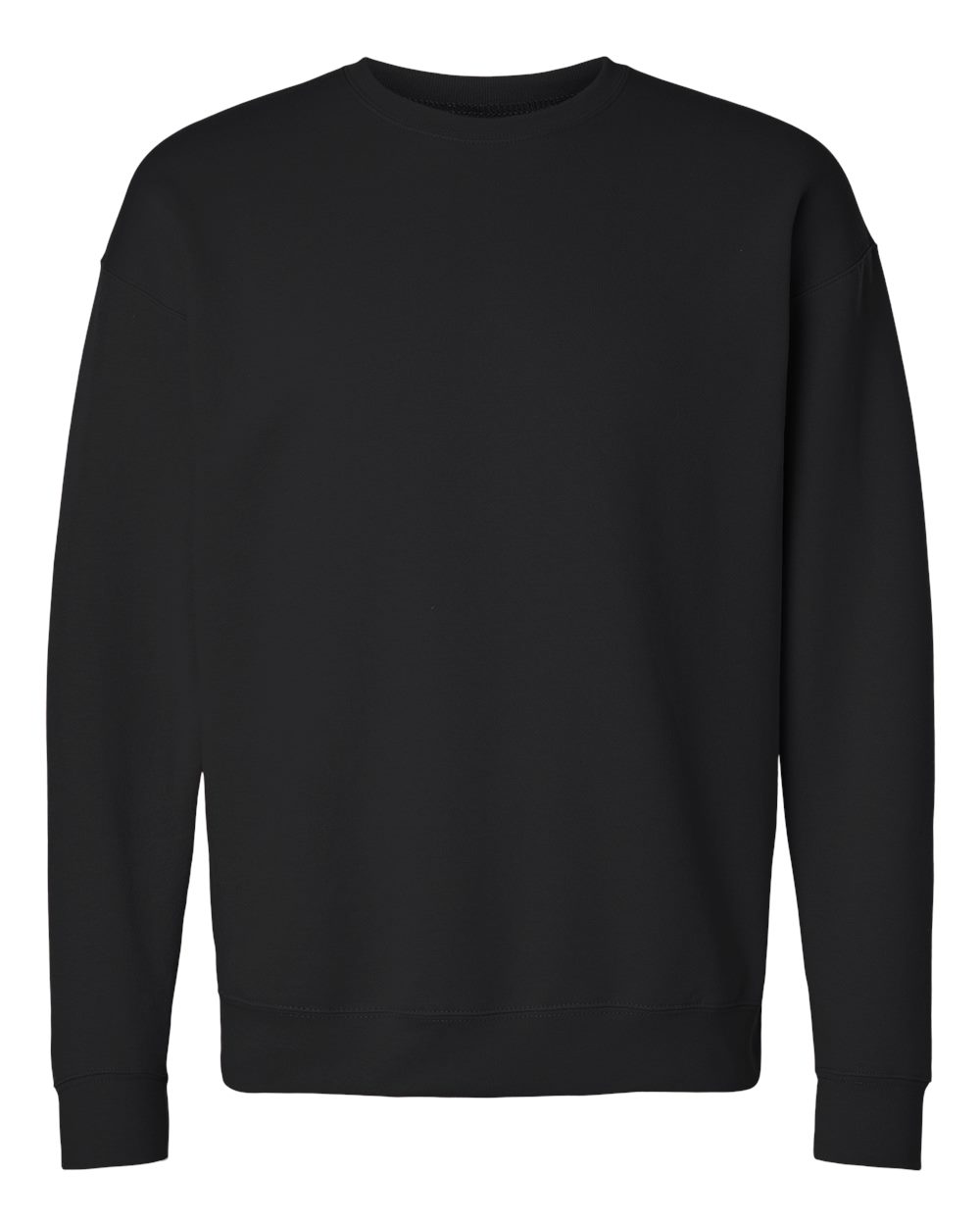 M&O Unisex ACE Fleece Crewneck Sweatshirt. 7810 - Black