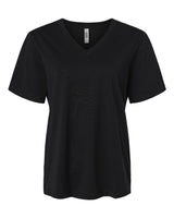 American Apparel Women's Midweight V-Neck Tee. 58V2 - Black