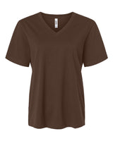 American Apparel Women's Midweight V-Neck Tee. 58V2 - Brown