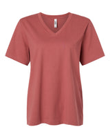 American Apparel Women's Midweight V-Neck Tee. 58V2 - Canyon