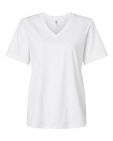 American Apparel Women's Midweight V-Neck Tee. 58V2 - White