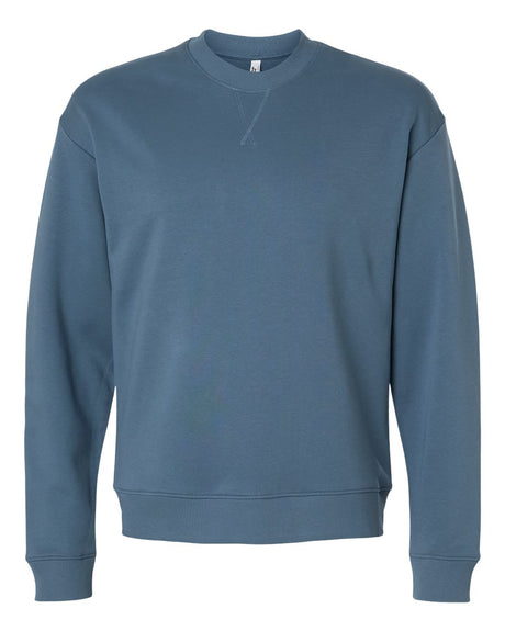 American Apparel Unisex French Terry Crewneck Sweatshirt. FT496 - Lake