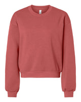American Apparel Women's ReFlex Fleece Crewneck Sweatshirt. RF494 - Canyon
