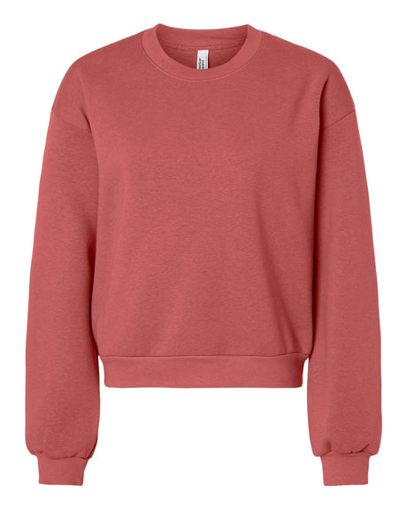 American Apparel Women's ReFlex Fleece Crewneck Sweatshirt. RF494 - Canyon