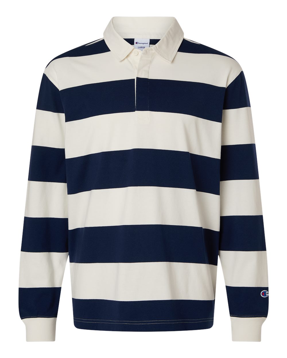 Champion Unisex Rugby Polo. CHR001 - Athletic Navy/ Cream