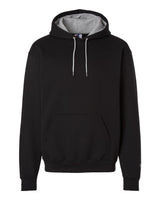 Champion Unisex Powerblend® Contrast Color Hooded Sweatshirt. S7CB0 - Black/ Light Steel