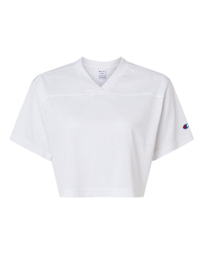 Champion Women's V-Neck Mid-Length Practice Mesh Jersey. SML260 - White