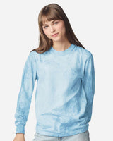 Comfort Colors Unisex Colorblast™ Long Sleeve T-Shirt. 6045 - Fiji Blue