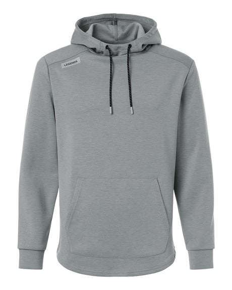 Legends Men's Hawthorne Tech Hooded Sweatshirt. SWM00J007 - Medium Grey Heather