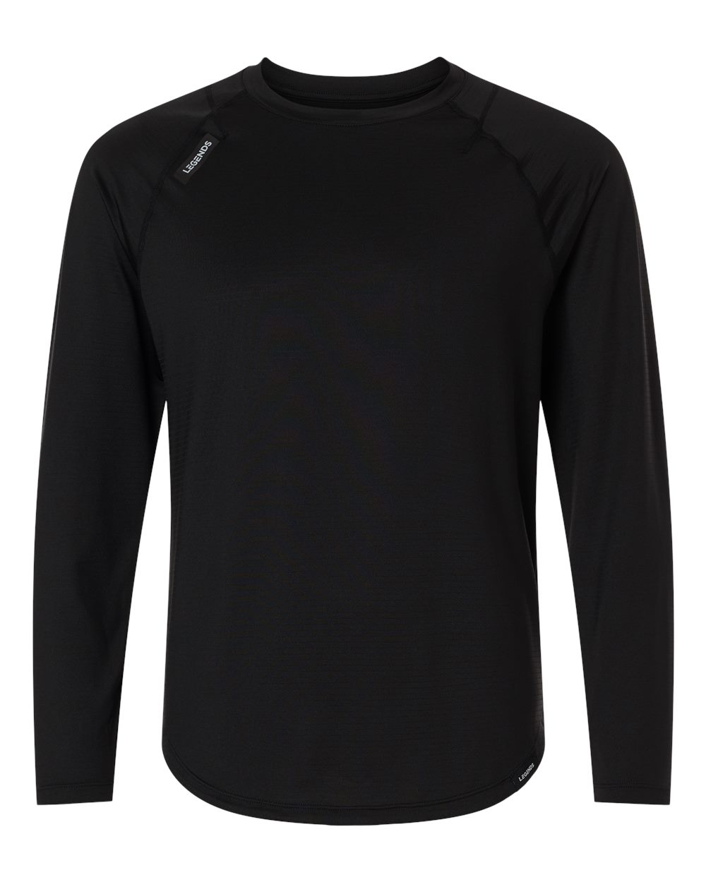 Legends Men's Enzo Long Sleeve T-Shirt. LSM00T018 - Black