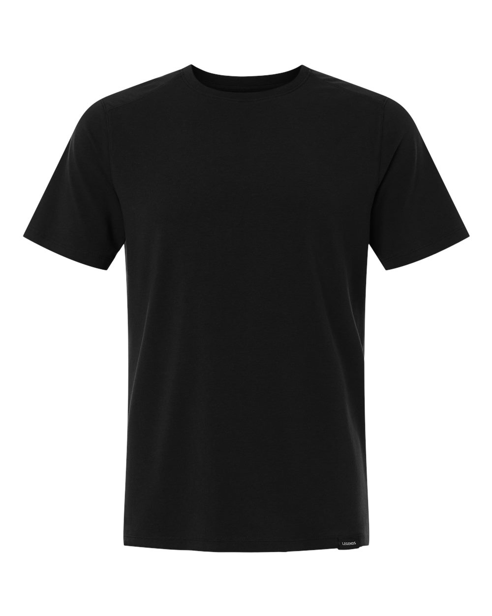 Legends Men's Aviation Split Hem T-Shirt. SSM00T004 - Black