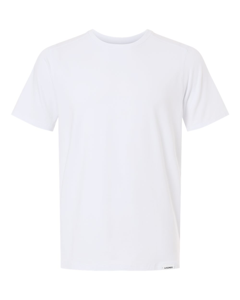 Legends Men's Aviation Split Hem T-Shirt. SSM00T004 - White