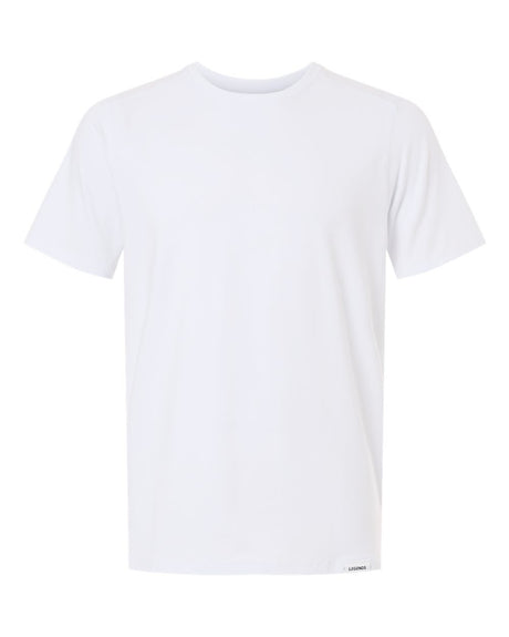 Legends Men's Aviation Split Hem T-Shirt. SSM00T004 - White
