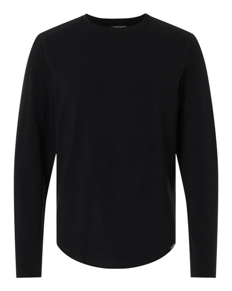 Legends Men's Aviation Long Sleeve T-Shirt. LSM00T020 - Black