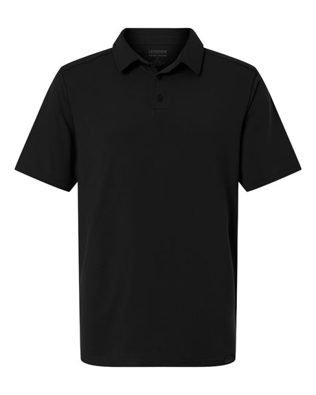 Legends Men's Aviation Polo. SSM00T024 - Black