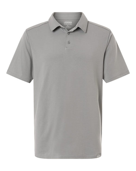 Legends Men's Aviation Polo. SSM00T024 - Medium Grey