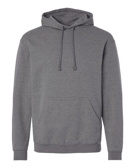 M&O Unisex ACE Fleece Hooded Sweatshirt. 7800 - Heather Grey