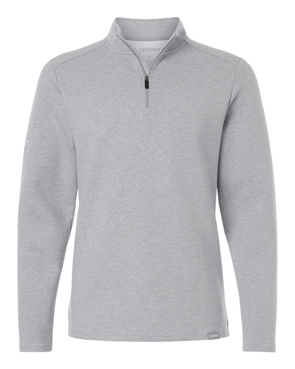 Legends Men's Scuba Quarter-Zip Pullover. SWM000006 - Heather Grey