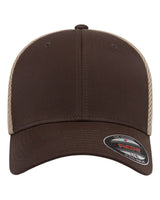 Flexfit Ultrafiber Mesh Cap. 6533 - Brown/ Khaki