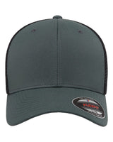 Flexfit Ultrafiber Mesh Cap. 6533 - Dark Grey/ Black