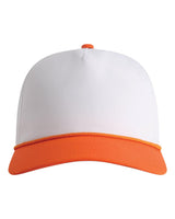 Imperial The Harrison Cap. 5054U - White/ Orange-Orange