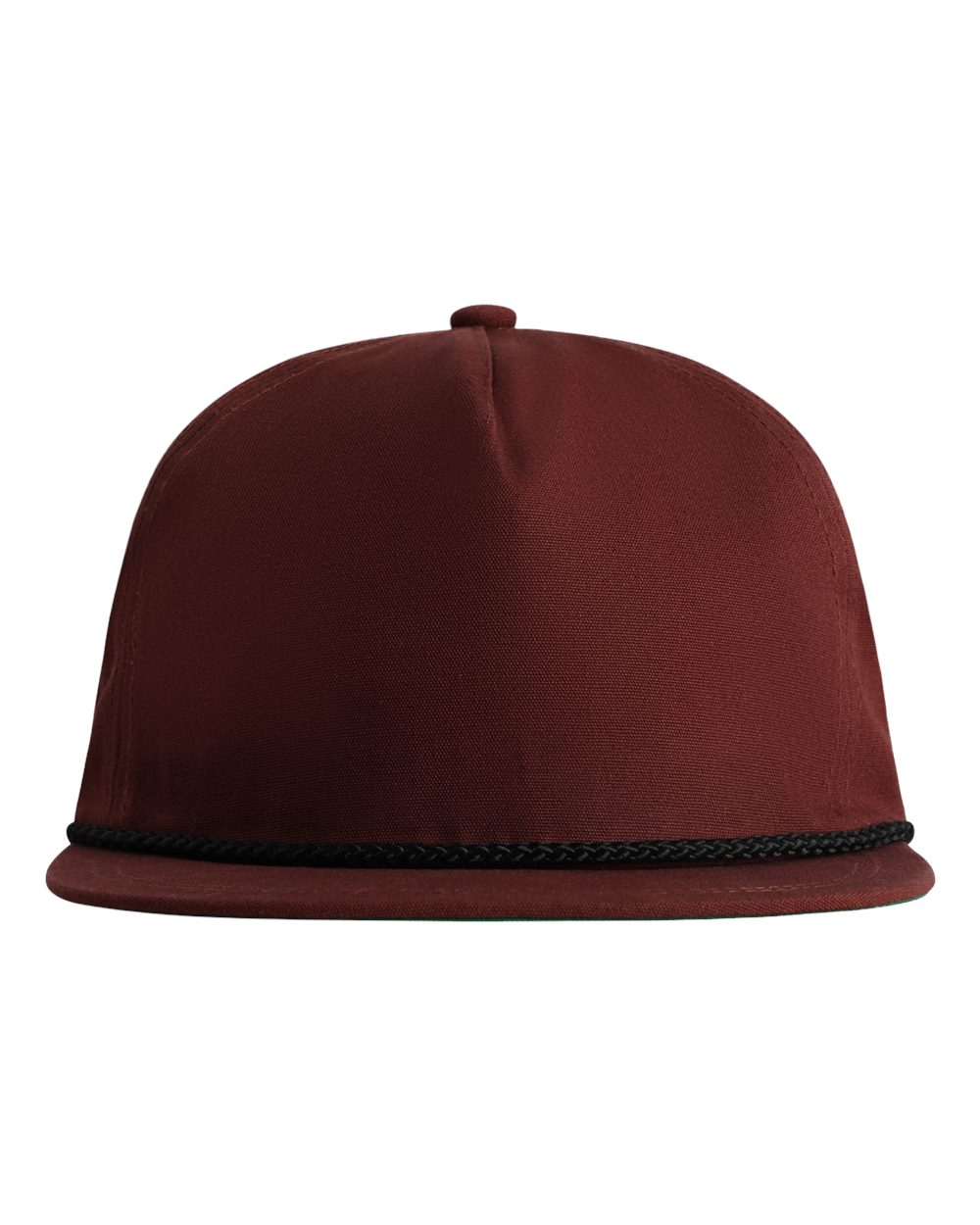 Imperial The Original Rope Five-Panel Cap. DNA001 - Black Cherry/ Black