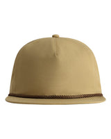 Imperial The Original Rope Five-Panel Cap. DNA001 - Deep Gold/ Brown