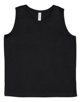 LAT Youth Fine Jersey Tank. 6123 - Black
